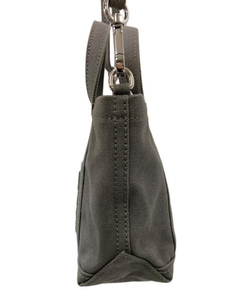 maison kitsune（メゾンキツネ）maison kitsune (メゾンキツネ) FOX HEAD MINI TOTE グレー サイズ:下記参照の古着・服飾アイテム