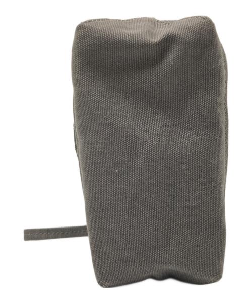 maison kitsune（メゾンキツネ）maison kitsune (メゾンキツネ) FOX HEAD MINI TOTE グレー サイズ:下記参照の古着・服飾アイテム