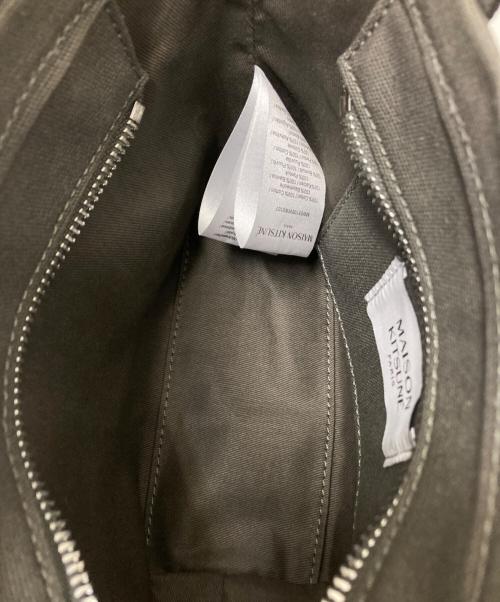 maison kitsune（メゾンキツネ）maison kitsune (メゾンキツネ) FOX HEAD MINI TOTE グレー サイズ:下記参照の古着・服飾アイテム