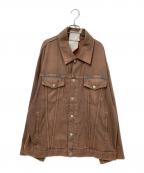 Acne studiosアクネ ストゥディオズ）の古着「Loose Fit Denim Jacket」｜ブラウン