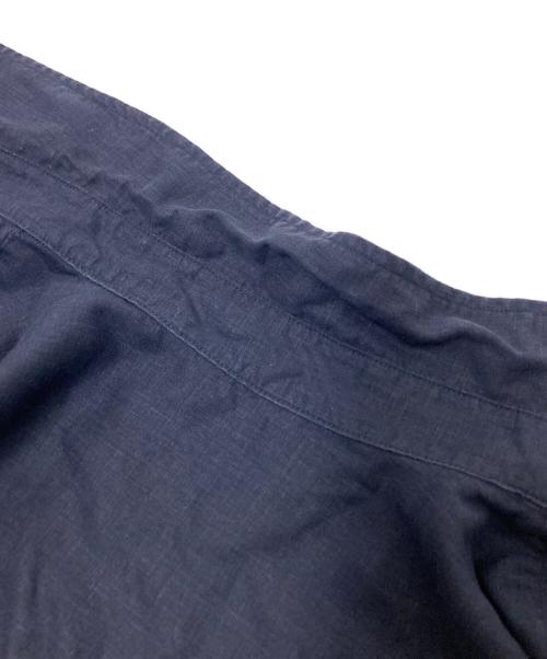 Spick and Span（スピック＆スパン）Spick and Span (スピック＆スパン) リネンブレンドフレンチヘムギャザーシャツ グレー サイズ:下記参照の古着・服飾アイテム