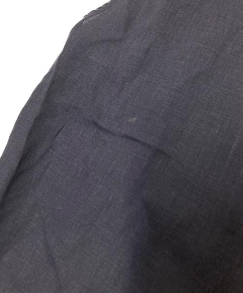 Spick and Span（スピック＆スパン）Spick and Span (スピック＆スパン) リネンブレンドフレンチヘムギャザーシャツ グレー サイズ:下記参照の古着・服飾アイテム