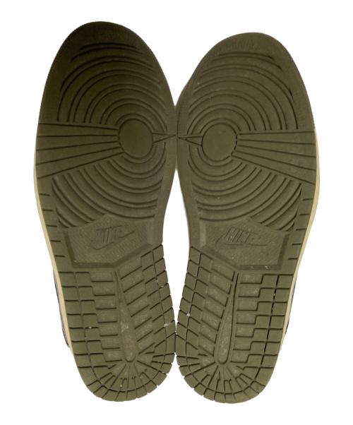 NIKE（ナイキ）NIKE (ナイキ) Travis Scott (トラヴィススコット) ローカットスニーカー オリーブ×ホワイト サイズ:27.5cmの古着・服飾アイテム
