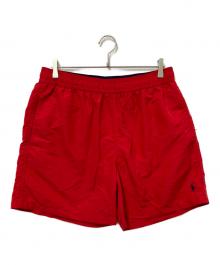 POLO RALPH LAUREN（ポロ・ラルフローレン）の古着「ハーフバギーパンツ」｜レッド