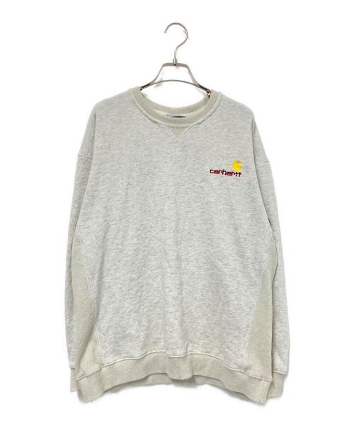 Carhartt WIP（カーハート ワーク イン プログレス）Carhartt WIP (カーハート ワーク イン プログレス) クルーネックスウェット グレー サイズ:XLの古着・服飾アイテム