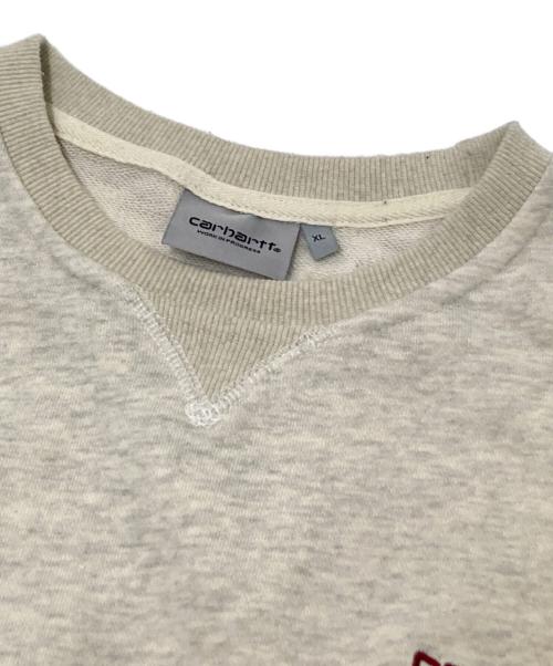 Carhartt WIP（カーハート ワーク イン プログレス）Carhartt WIP (カーハート ワーク イン プログレス) クルーネックスウェット グレー サイズ:XLの古着・服飾アイテム