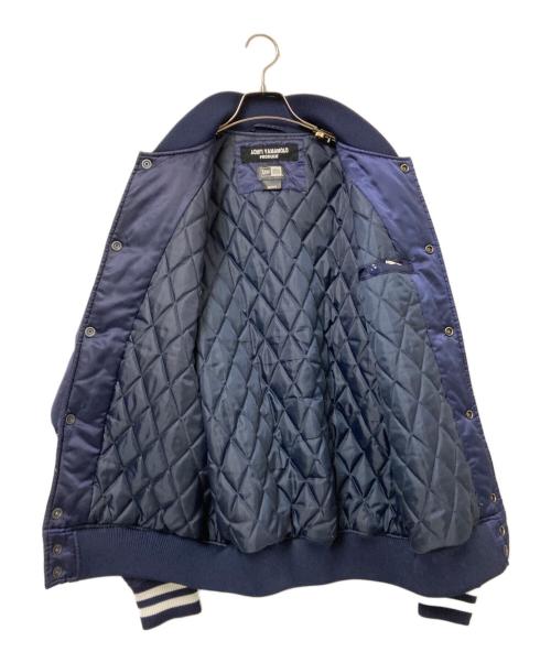 New Era（ニューエラ）New Era (ニューエラ) YOHJI YAMAMOTO (ヨウジヤマモト) バーシティースタジャン ネイビー サイズ:Mの古着・服飾アイテム