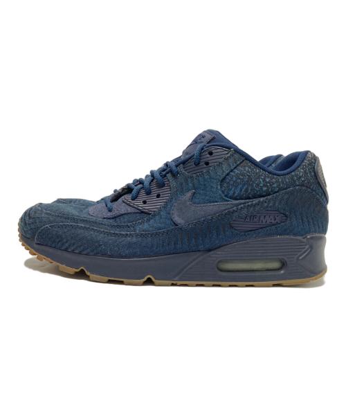 NIKE（ナイキ）NIKE (ナイキ) AIR MAX 90 PREMIUM JACQUARD INDIGO ネイビー サイズ:27.5cmの古着・服飾アイテム
