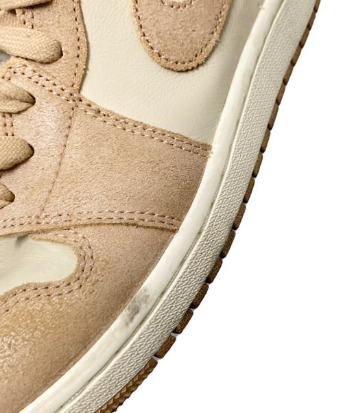 NIKE（ナイキ）NIKE (ナイキ) Air Jordan 1 Mid SE ホワイト×ベージュ サイズ:28.0cmの古着・服飾アイテム