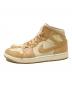 NIKE (ナイキ) Air Jordan 1 Mid SE ホワイト×ベージュ サイズ:28.0cm：8000円