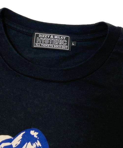 Hysteric Glamour（ヒステリックグラマー）Hysteric Glamour (ヒステリックグラマー) LOVE IT Tシャツ ブラック サイズ: Lの古着・服飾アイテム