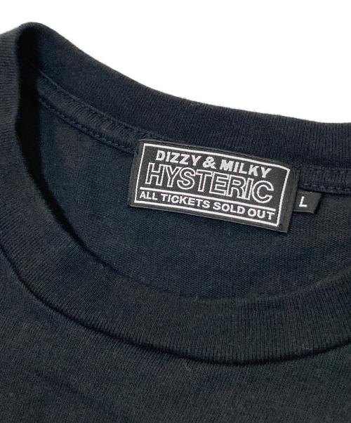 Hysteric Glamour（ヒステリックグラマー）Hysteric Glamour (ヒステリックグラマー) LOVE IT Tシャツ ブラック サイズ: Lの古着・服飾アイテム
