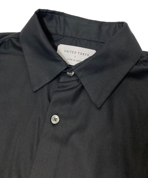 UNITED TOKYO（ユナイテッドトーキョー）UNITED TOKYO (ユナイテッドトーキョー) DRY RAYON ショートスリーブシャツ ブラック サイズ:1の古着・服飾アイテム