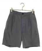 STEVEN ALANスティーブンアラン）の古着「N/TSR SUPER BAGGY EASY SHORT PANTS」｜グレー