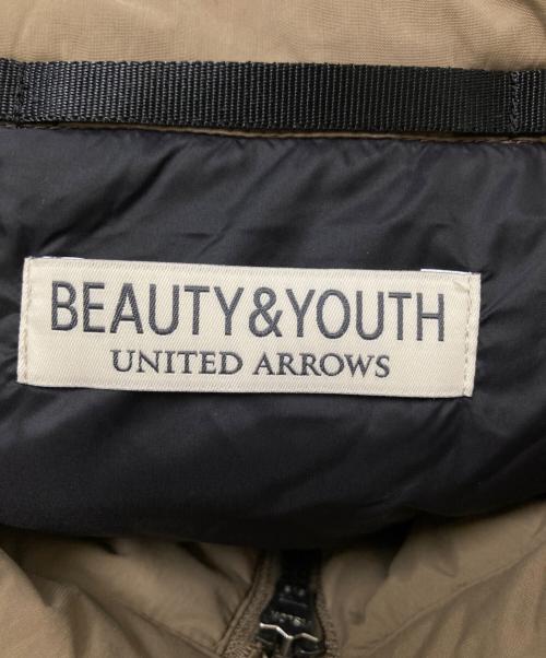 BEAUTY&YOUTH（ビューティーアンドユース）BEAUTY&YOUTH (ビューティーアンドユース) ADS ダウンジップブルゾン ブラウン サイズ:Lの古着・服飾アイテム