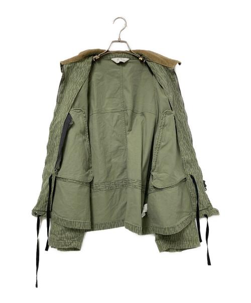 ANCELLM（アンセルム）ANCELLM (アンセルム) CAMO ZIPUP JACKET グリーン サイズ:2の古着・服飾アイテム