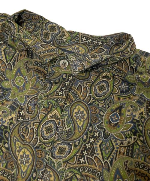 Engineered Garments（エンジニアド ガーメンツ）Engineered Garments (エンジニアド ガーメンツ) Wing Collar Shirt - Cotton Paisley Print グリーン サイズ:Sの古着・服飾アイテム