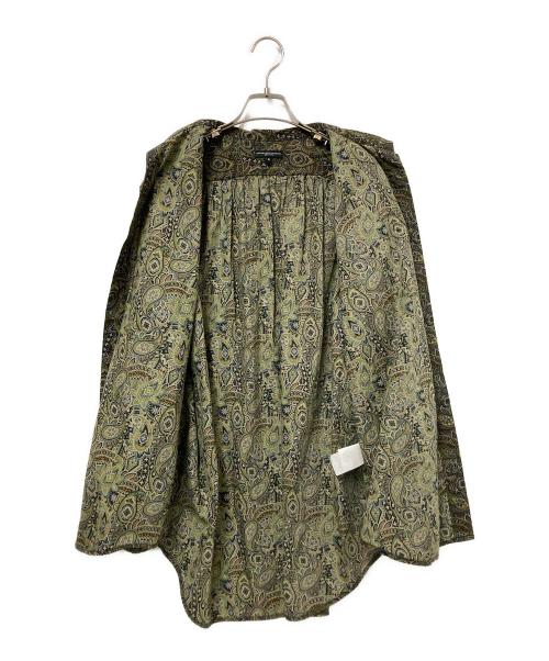 Engineered Garments（エンジニアド ガーメンツ）Engineered Garments (エンジニアド ガーメンツ) Wing Collar Shirt - Cotton Paisley Print グリーン サイズ:Sの古着・服飾アイテム