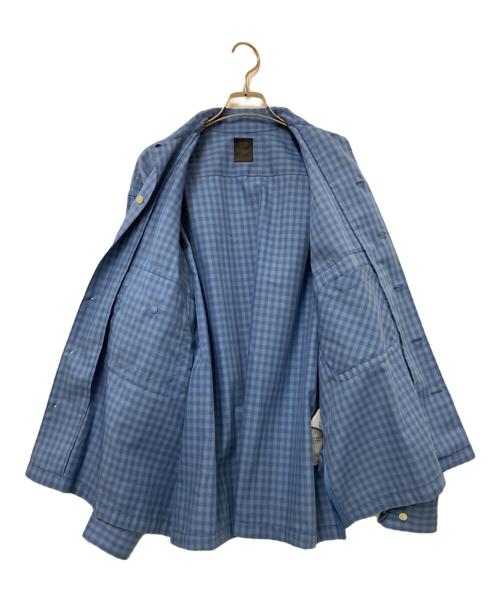 DAIWA PIER39（ダイワ ピア39）DAIWA PIER39 (ダイワ ピア39) TECH SPORTS OPEN COLLAR SHIRTS L/S MINI PLAIDS ブルー サイズ:Sの古着・服飾アイテム