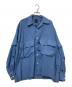 DAIWA PIER39（ダイワ ピア39）の古着「TECH SPORTS OPEN COLLAR SHIRTS L/S MINI PLAIDS」｜ブルー