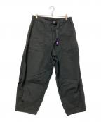 THE NORTHFACE PURPLELABELザ・ノースフェイス パープルレーベル）の古着「Ripstop Wide Cropped Pants」｜ブラック
