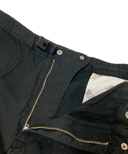 THE NORTHFACE PURPLELABEL（ザ・ノースフェイス パープルレーベル）THE NORTHFACE PURPLELABEL (ザ・ノースフェイス パープルレーベル) Ripstop Wide Cropped Pants ブラック サイズ:34の古着・服飾アイテム