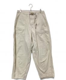 THE NORTHFACE PURPLELABEL（ザ・ノースフェイス パープルレーベル）の古着「Ripstop Wide Cropped Pants」｜アイボリー