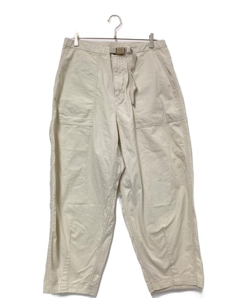 THE NORTHFACE PURPLELABEL（ザ・ノースフェイス パープルレーベル）THE NORTHFACE PURPLELABEL (ザ・ノースフェイス パープルレーベル) Ripstop Wide Cropped Pants アイボリー サイズ:34の古着・服飾アイテム