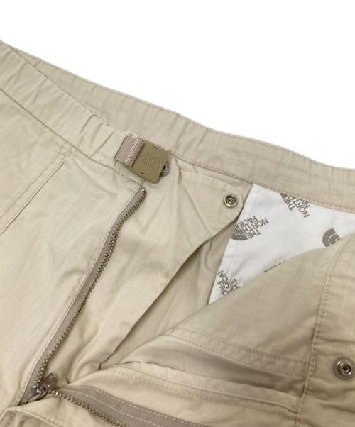 THE NORTHFACE PURPLELABEL（ザ・ノースフェイス パープルレーベル）THE NORTHFACE PURPLELABEL (ザ・ノースフェイス パープルレーベル) Ripstop Wide Cropped Pants アイボリー サイズ:34の古着・服飾アイテム