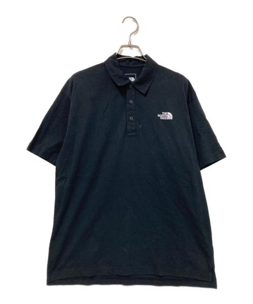 THE NORTH FACE（ザ ノース フェイス）THE NORTH FACE (ザ ノース フェイス) フラッシュドライ コットン ポロ ブラック サイズ:Sの古着・服飾アイテム
