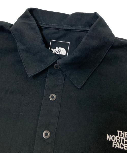 THE NORTH FACE（ザ ノース フェイス）THE NORTH FACE (ザ ノース フェイス) フラッシュドライ コットン ポロ ブラック サイズ:Sの古着・服飾アイテム