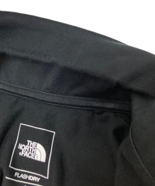 THE NORTH FACE（ザ ノース フェイス）THE NORTH FACE (ザ ノース フェイス) フラッシュドライ コットン ポロ ブラック サイズ:Sの古着・服飾アイテム