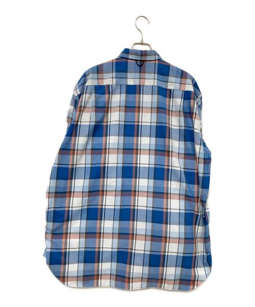 DAIWA PIER39（ダイワ ピア39）DAIWA PIER39 (ダイワ ピア39) Tech Work Shirts Flannel Plaids ブルー×ホワイト サイズ:Mの古着・服飾アイテム