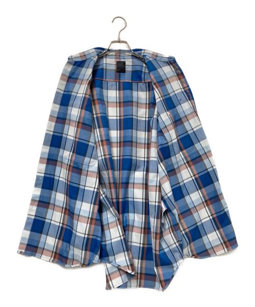 DAIWA PIER39（ダイワ ピア39）DAIWA PIER39 (ダイワ ピア39) Tech Work Shirts Flannel Plaids ブルー×ホワイト サイズ:Mの古着・服飾アイテム