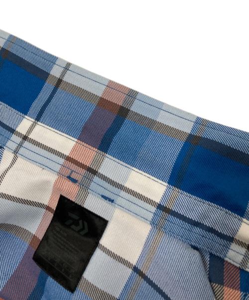 DAIWA PIER39（ダイワ ピア39）DAIWA PIER39 (ダイワ ピア39) Tech Work Shirts Flannel Plaids ブルー×ホワイト サイズ:Mの古着・服飾アイテム