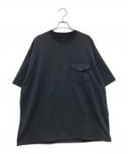 DAIWA PIER39ダイワ ピア39）の古着「TECH TEE MIL POCKET CREW」｜ブラック