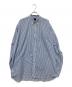 DAIWA PIER39（ダイワ ピア39）の古着「TECH BUTTON DOWN SHIRTS L/S STRIPE」｜ブルー×ホワイト