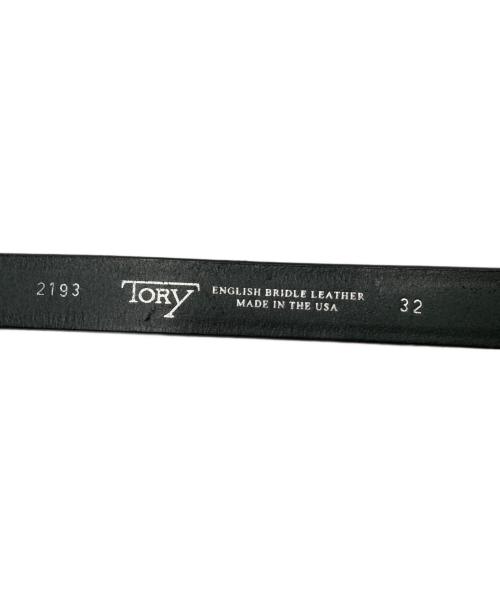 TORY LEATHER（トリーレザー）TORY LEATHER (トリーレザー) レザービットベルト ブラック サイズ:下記参照の古着・服飾アイテム