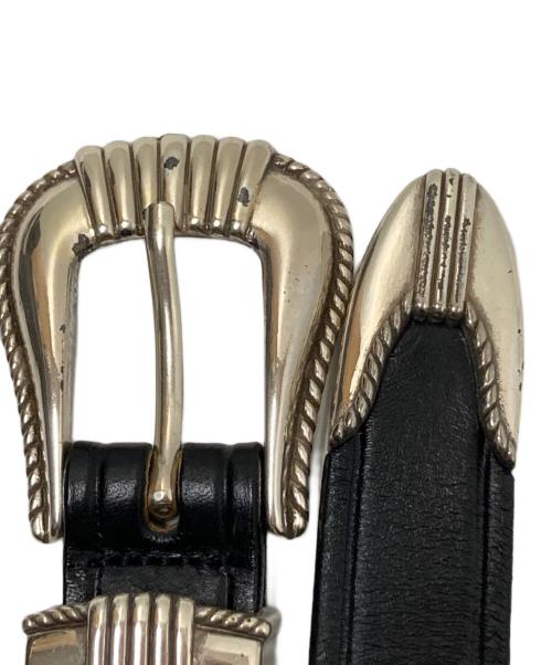 TORY LEATHER（トリーレザー）TORY LEATHER (トリーレザー) レザービットベルト ブラック サイズ:下記参照の古着・服飾アイテム
