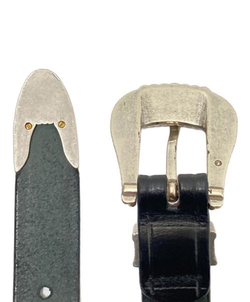 TORY LEATHER（トリーレザー）TORY LEATHER (トリーレザー) レザービットベルト ブラック サイズ:下記参照の古着・服飾アイテム