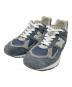 NEW BALANCE（ニューバランス）の古着「ローカットスニーカー」｜ネイビー×グレー