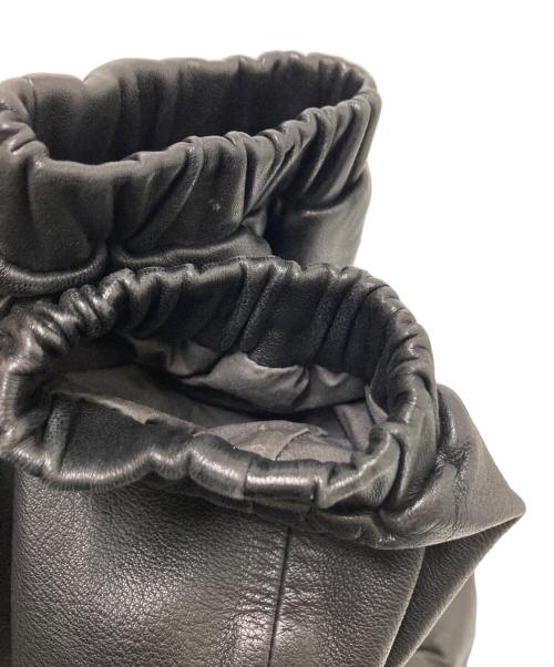 POLO RALPH LAUREN（ポロ・ラルフローレン）POLO RALPH LAUREN (ポロ・ラルフローレン) レザースイングトップ ブラック サイズ:Lの古着・服飾アイテム