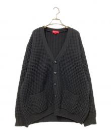 SUPREME（シュプリーム）の古着「Waffle Knit Cardigan」｜ブラック