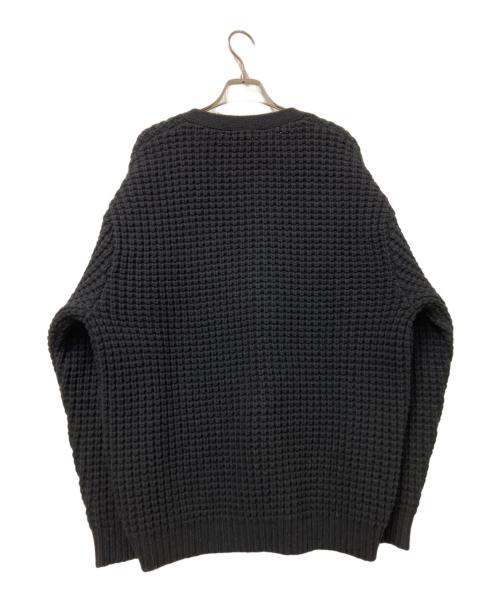SUPREME（シュプリーム）SUPREME (シュプリーム) Waffle Knit Cardigan ブラック サイズ:Lの古着・服飾アイテム