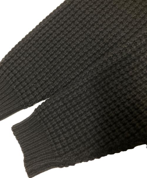 SUPREME（シュプリーム）SUPREME (シュプリーム) Waffle Knit Cardigan ブラック サイズ:Lの古着・服飾アイテム