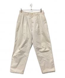 BERNARD ZINS×KAPTAIN SUNSHINE（ベルナール ザンス×キャプテンサンシャイン）の古着「Armee Trousers」｜ホワイト