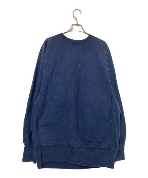 Champion REVERSE WEAVE（チャンピオン リバース ウィーブ）Champion REVERSE WEAVE (チャンピオン リバース ウィーブ) プリントスウェット ネイビー サイズ:XLの古着・服飾アイテム