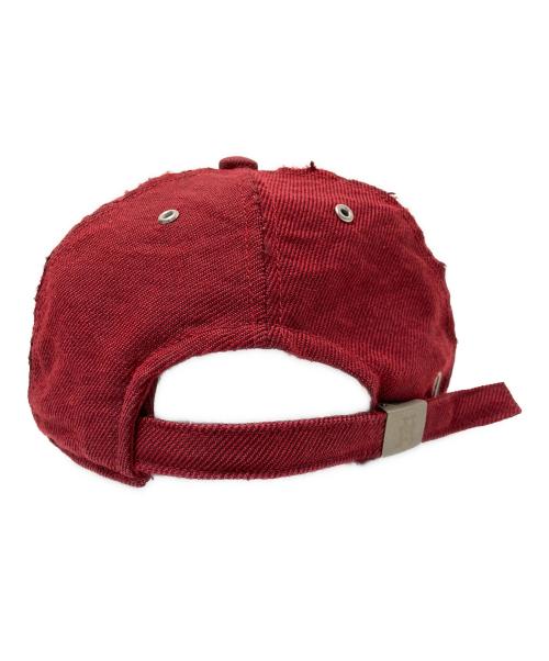 NICENESS（ナイスネス）NICENESS (ナイスネス) 6パネル コットン キャップ レッド サイズ:下記参照の古着・服飾アイテム