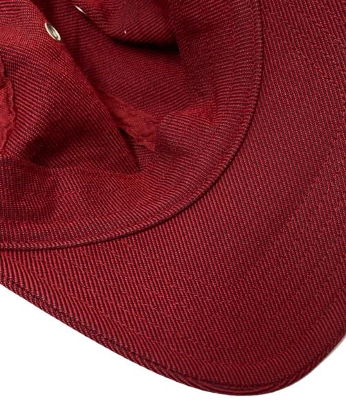 NICENESS（ナイスネス）NICENESS (ナイスネス) 6パネル コットン キャップ レッド サイズ:下記参照の古着・服飾アイテム