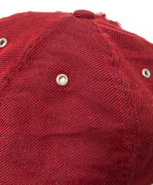 NICENESS（ナイスネス）NICENESS (ナイスネス) 6パネル コットン キャップ レッド サイズ:下記参照の古着・服飾アイテム